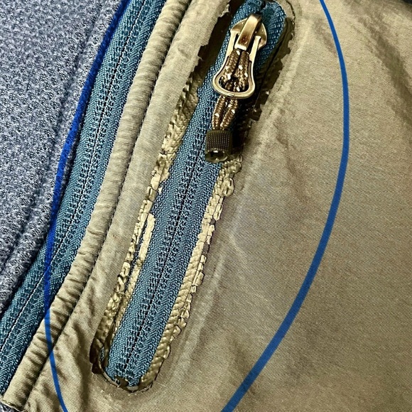 Stillwater Supply Company Men’s L Navy Blue Retro Full Zip Soft Shell Jacket - Picture 8 of 9